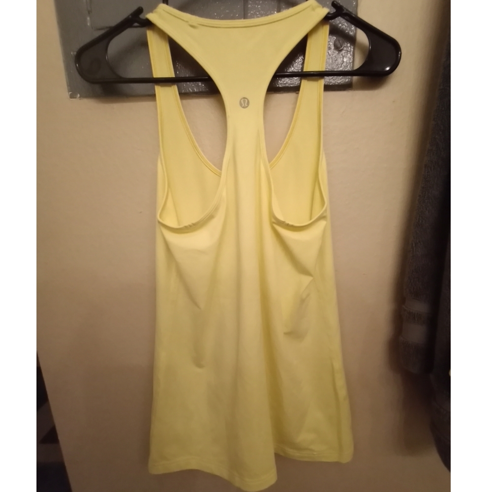 Lululemon Racerback Yellow - Picture 2 of 4